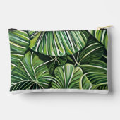 Groene Tropische Bladeren Kunst  Etui (Achterkant)