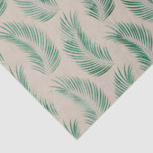 Groene tropische bladeren ontkoppelen tissuepapier (Detail)