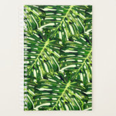 Groene Tropische Bladeren Planner (Voorkant)