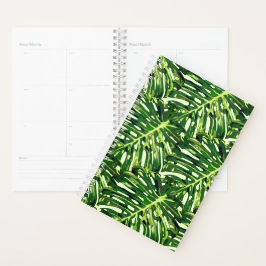 Groene Tropische Bladeren Planner (Display)