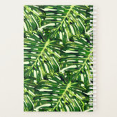 Groene Tropische Bladeren Planner (Achterkant)