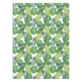 Groene tropische bladeren tafelkleed (Voorkant)
