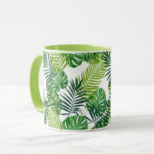 Groene Tropische Bladeren W Mok (Voorkant links)