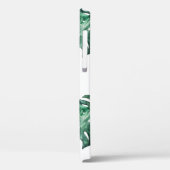 Groene tropische bladeren, waterverfpatroon Case-Mate iPhone case (Achterkant / Links)