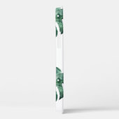 Groene tropische bladeren, waterverfpatroon Case-Mate iPhone case (Achterkant / Rechts)