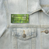 Groene Tropische Exotic Palm Leaves Professional Naamplaatje (In situ)