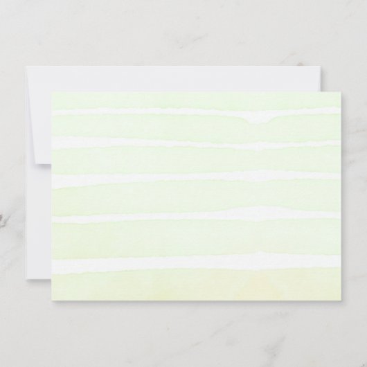 Groene Tropische Mahalo Bedankkaart (Achterkant)