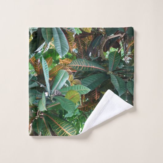 Groene tropische Oerwouden badhanddoek set Bad Handdoek (Wasdoekje)