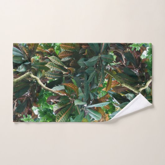 Groene tropische Oerwouden badhanddoek set Bad Handdoek (Handdoek)