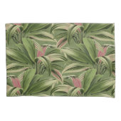 groene tropische palm kussensloop (Voorkant-Links)