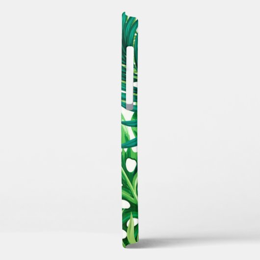 Groene tropische palmbananenmonstera lekt Case-Mate iPhone case (Achterkant / Links)