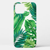 Groene tropische palmbananenmonstera lekt Case-Mate iPhone case (Achterkant)