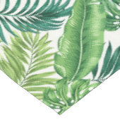 Groene tropische palmbananenmonstera lekt tafelkleed (Gekanteld)