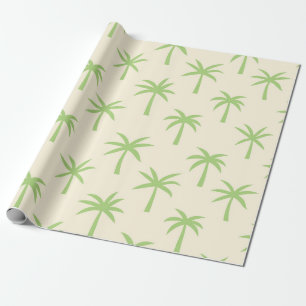 Groene tropische palmbomen patroon cadeaupapier