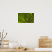Groene Tropische Palmboom Blad Poster (Keuken)