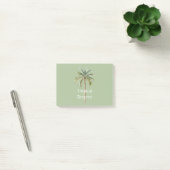 Groene Tropische Palmboom Post-it® Notes (Kantoor)