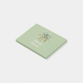 Groene Tropische Palmboom Post-it® Notes (Schuin)