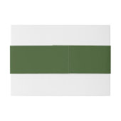 Groene Trouw Uitnodigingen Wikkel (Achterkant Voorbeeld)