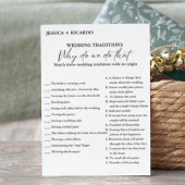 Groene trouwtraditie bruidsfeest spelkaart aankondiging