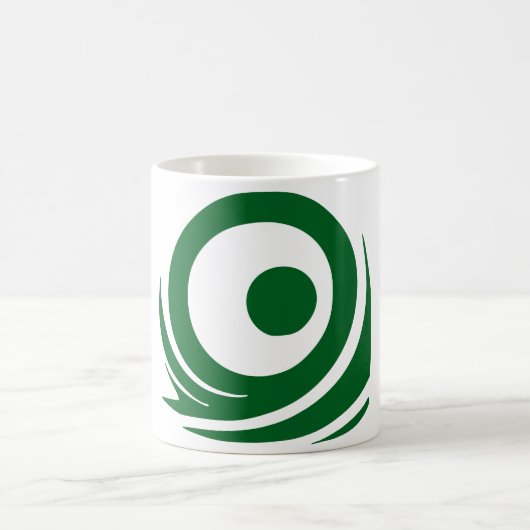 Groene tsunami golven icoon Koffie Mok (Center)