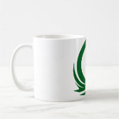 Groene tsunami golven icoon Koffie Mok (Links)