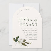 GROENE Tuin Bloemen Huwelijk Kaart (Voorkant)