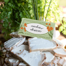 Groene Tuin Charmant Whimsical Met de Hand Geteken