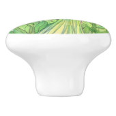 Groene Tuin Flower Fairy Illustratie Keramische Knop (Zijkant)