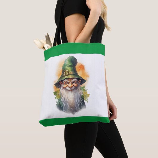 Groene Tuin Gnome 3 Tote Bag (Dichtbij)