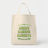 Groene Tuin Godin Gezegde Canvas tas (Voorkant)
