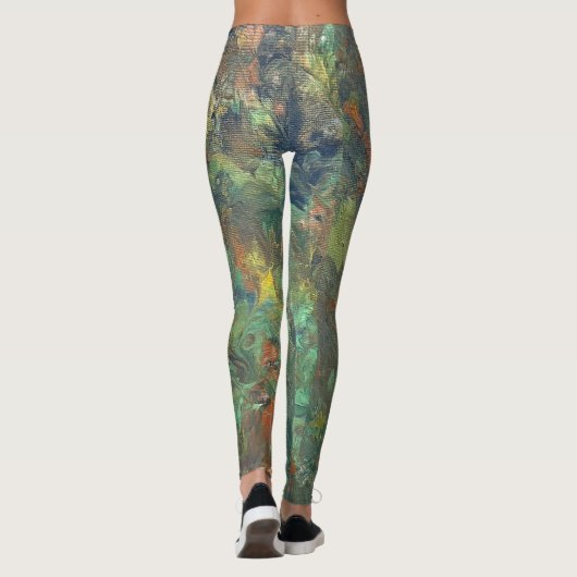 GROENE TUIN LEGGINGS (Achterkant)