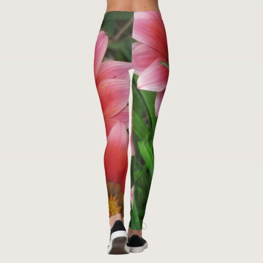 Groene tuin leggings (Achterkant)