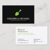 Groene Tuin Schep Tuinieren Landscaping Services Visitekaartje (Voorkant / Achterkant)