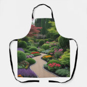 Groene tuin schort (Voorkant)