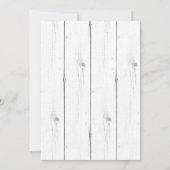 Groene tuin | Waterverf Baby shower Uitnodiging (Achterkant)