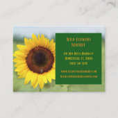 Groene tuinarchitect tuinarchitect Bloemist Zonneb Visitekaartje (Voorkant)