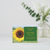 Groene tuinarchitect tuinarchitect Bloemist Zonneb Visitekaartje (Staand voorkant)