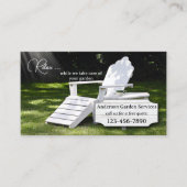 Groene tuindiensten visitekaartje (Voorkant)