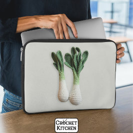 Groene Tuinman Minimalistische Haken prei Garen Ar Laptop Sleeve