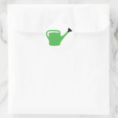 groene tuinriem ronde sticker (Tas)