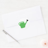 groene tuinriem ronde sticker (Envelop)