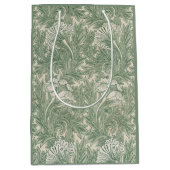 Groene tulpen William Morris cadeautas (Voorkant)