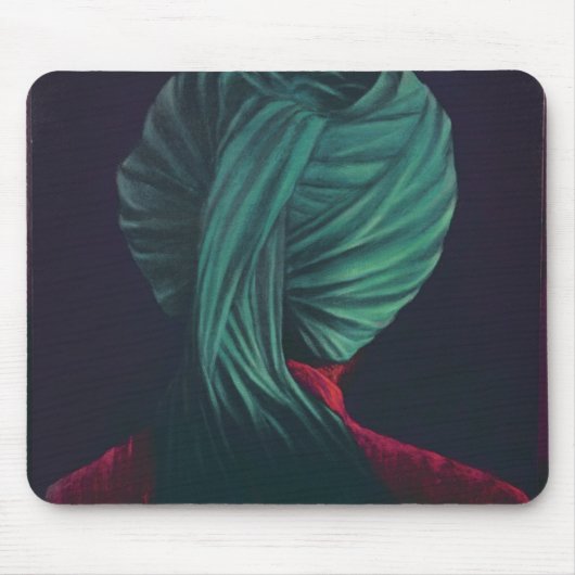 Groene Turban Muismat (Voorkant)