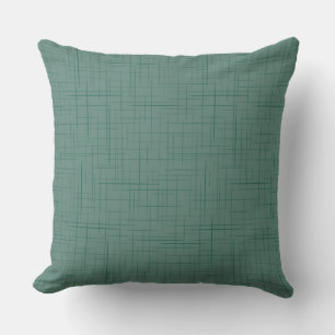 Groene turquoise abstract getextureerd met streken buitenkussen