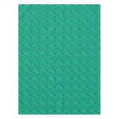 Groene turquoise tijger abstracte print tafelkleed (Voorkant)