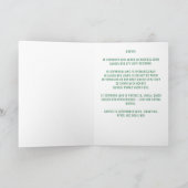 Groene Tweelingen Teken Verjaardagskaart Kaart (Binnen)
