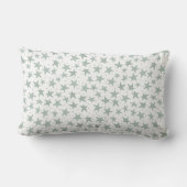 Groene "Twinkle Twinkle Little Star" Baby Nursery Kussen (Achterkant)
