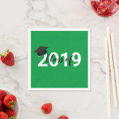 Groene Typografie Afstuderen Klasse van 2019 Servet (Insitu)