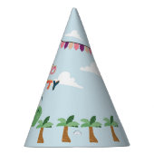 Groene tyrannosaurus Rex/T-Rex verjaardag Feesthoedjes (Rechts)