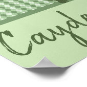 Groene Uil Kraamkamer Poster (Hoek)